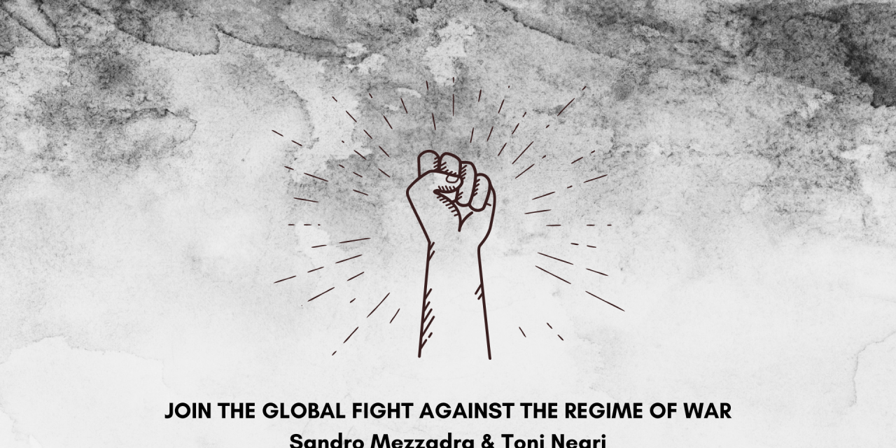 Join the Global Fight against the Regime of War