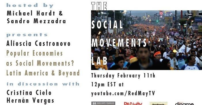 Popular Economies as Social Movements? Latin America & Beyond – The social Movements Lab